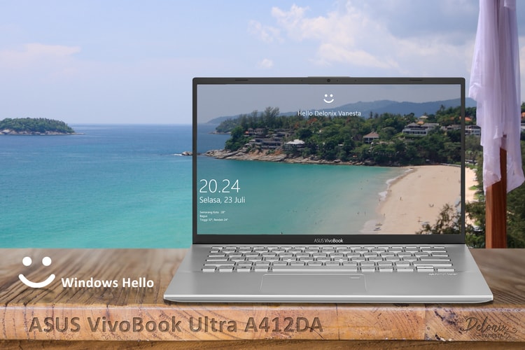 ASUS VivoBook Ultra A412DA - Windows Hello