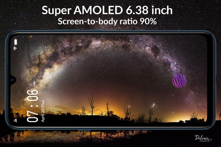 Vivo S1 – Super Amoled Screen 6.38 inch & Touch ID