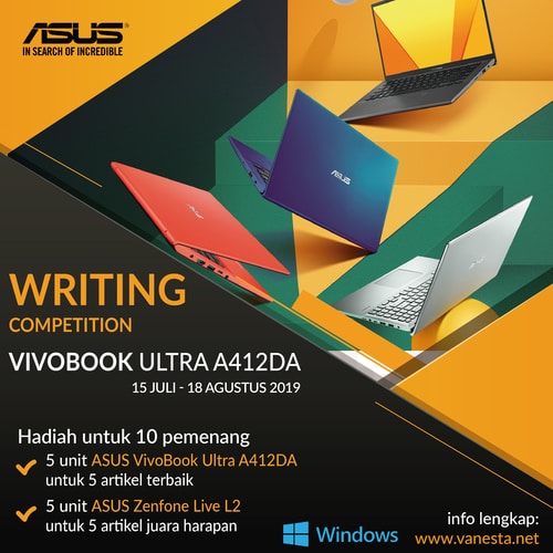 Lomba Blog Asus VivoBook Ultra A412DA