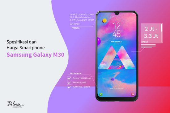 Ini Spesifikasi dan Harga Smartphone Samsung Galaxy M30